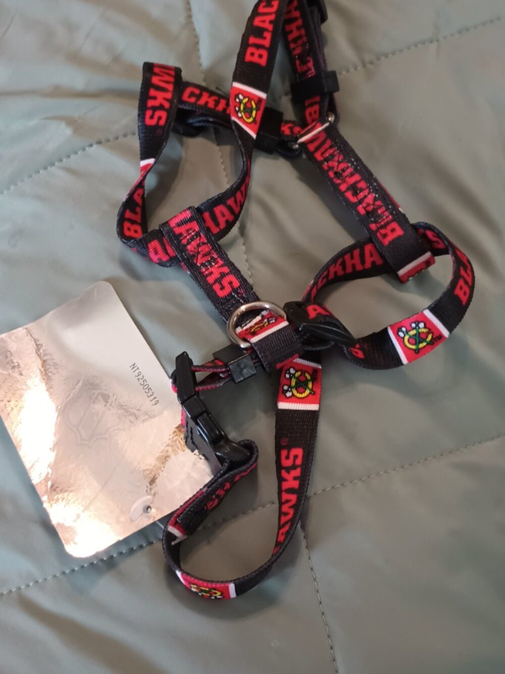 NEW Chicago Blackhawks NHL Adjustable Dog Harness XS